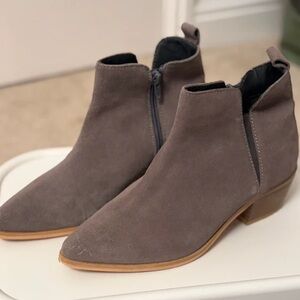 Elegant Gray Ankle Booties